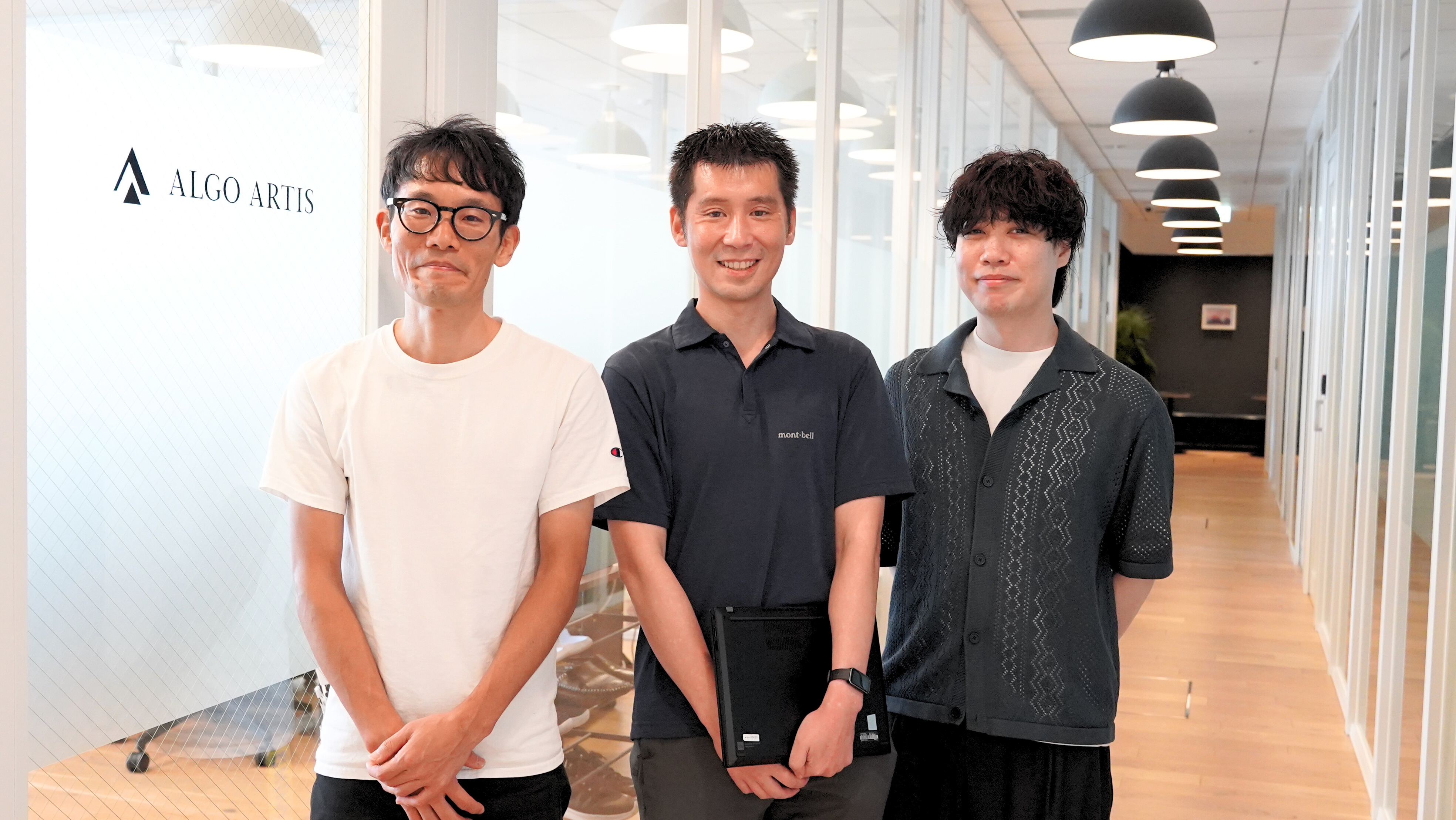 今回受講した二人とALGO ARTISのクラスを担当するEVeM Management Trainerの村上 駿太